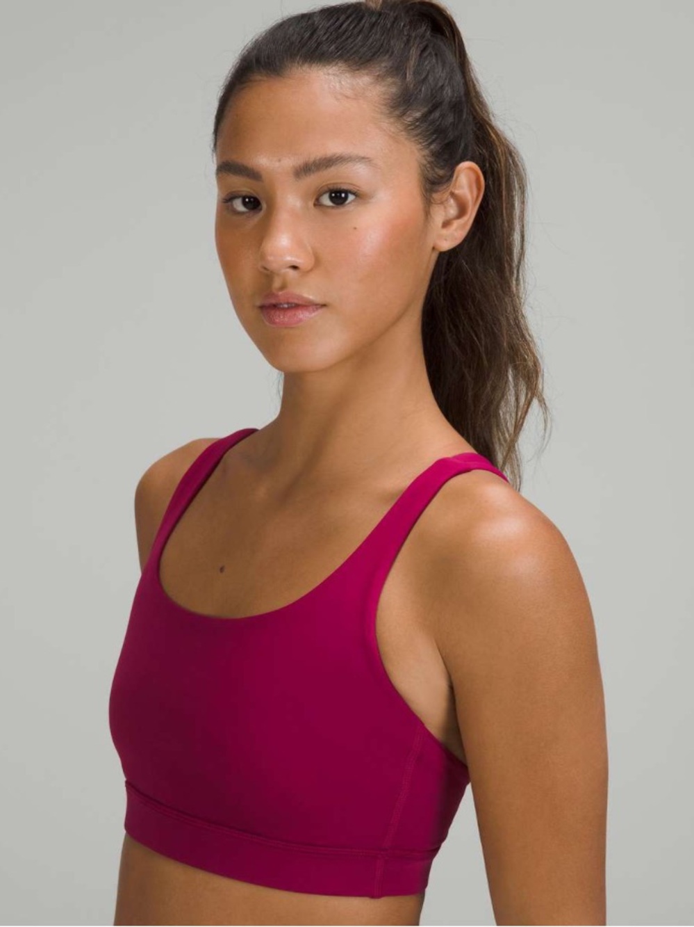 Lululemon Energy Bra *Medium Support, B–D Cups Pomegranate Size 4
